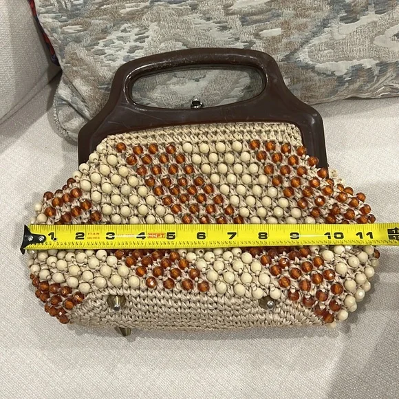 Vintage beaded handbag - Picture 10 of 11